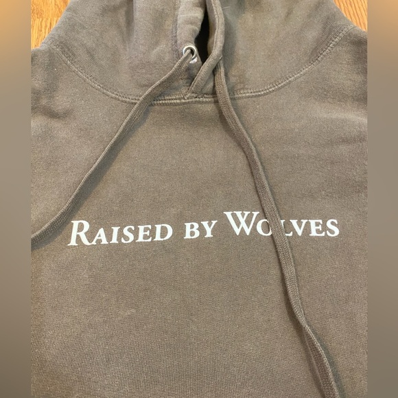 Raised by Wolves - logo script hoody - Picture 2 of 4